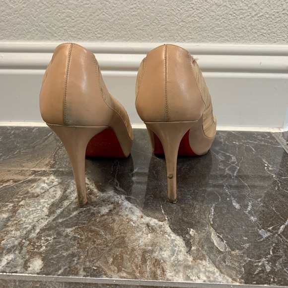 Christian Louboutin chiffon heel